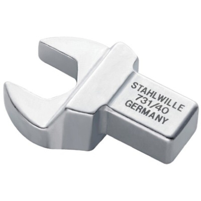 STAHLWILLE 731/40 Series Spanner Head, 17 mm, 14 x 18mm Insert, Chrome Finish