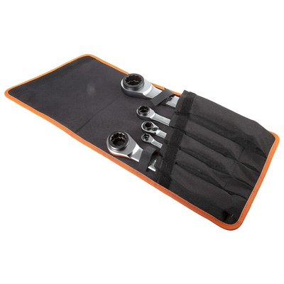 Bahco S4RM Series 5-Piece Spanner Set, 8 x 9 → 34 x 36 mm