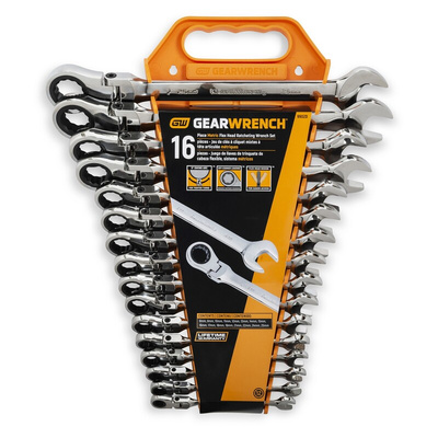 GearWrench 16-Piece Spanner Set, 8 → 25 mm