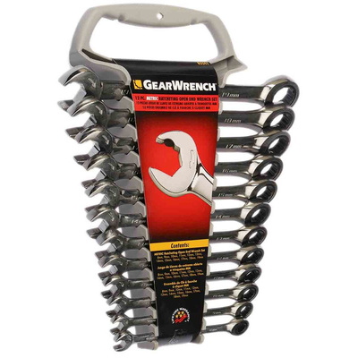 GearWrench 12-Piece Spanner Set, 8 → 19 mm