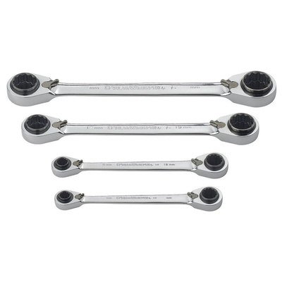 GearWrench 4-Piece Spanner Set, 8 → 24 mm