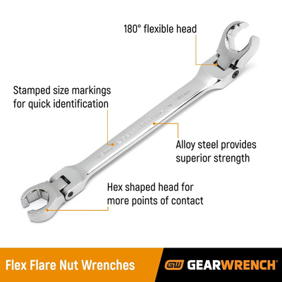 GearWrench 3-Piece Spanner Set, 9 → 14 mm