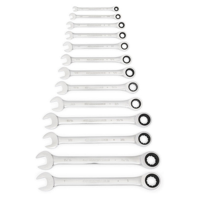 GearWrench 13-Piece Spanner Set, 1/4 → 1 in