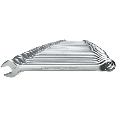 Gedore 1 B (MM) Series 26-Piece Spanner Set, 6 → 32 mm, Vanadium Steel