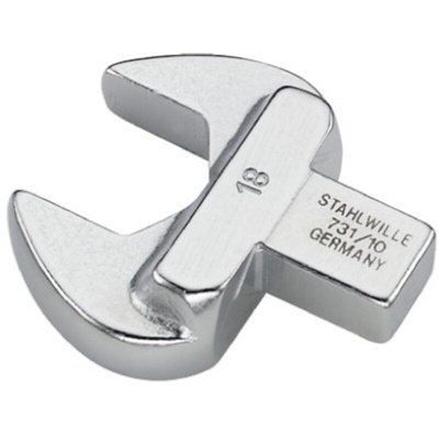 STAHLWILLE 731/10 Series Open Ended Insert Spanner Head, 18.0 mm, 9 x 12mm Insert