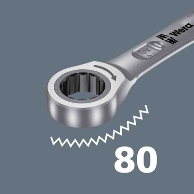 Wera Joker 6000 Series 8-Piece Spanner Set, 5/16 → 3/4 in, Chrome Molybdenum Steel