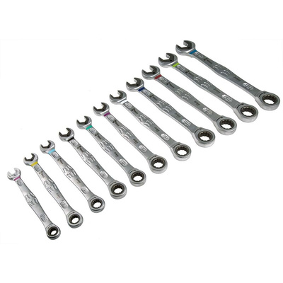 Wera Joker 6000 Series 11-Piece Spanner Set, 8 → 19 mm, Chrome Molybdenum Steel
