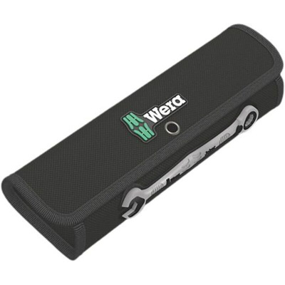 Wera Joker 6002 Series 6-Piece Spanner Set, 10 → 19 mm, Chrome Molybdenum Steel
