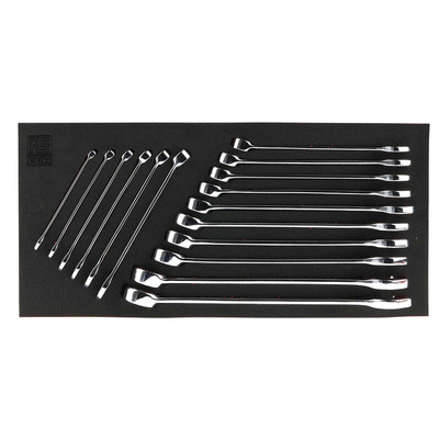 RS PRO 16-Piece Spanner Set, 6 → 24 mm, Steel