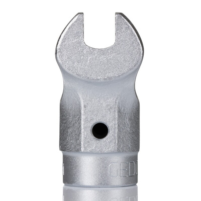 Gedore 8791 Series Square Spanner Head, 10 mm, Chrome Finish