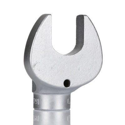 Gedore 8791 Series Open Ended Insert Spanner Head, 24 mm, Chrome Finish