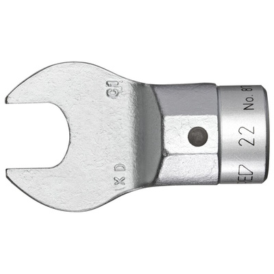 Gedore 8795 Series Hexagon Spanner Head, 24 mm, Chrome Finish