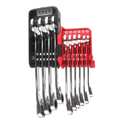 Facom 467B Series 10-Piece Spanner Set, 8 → 19 mm, Chrome Vanadium Steel