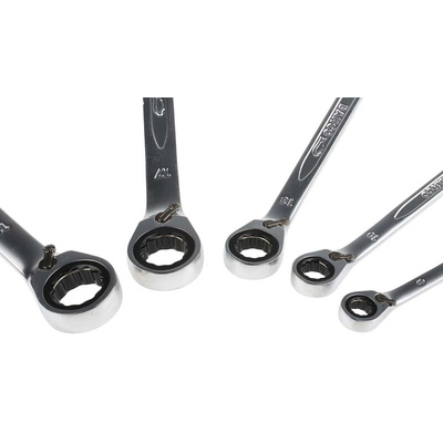 Bahco 1RM Series 5-Piece Spanner Set, 8 → 19 mm, Alloy Steel