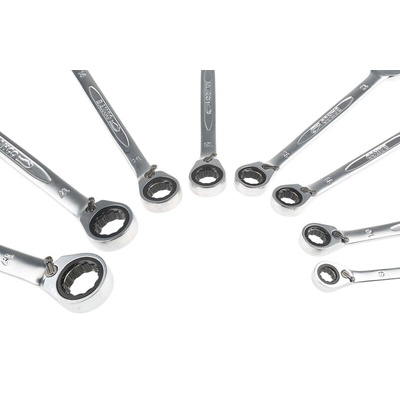 Bahco 1RM Series 8-Piece Spanner Set, 8 → 19 mm, Alloy Steel