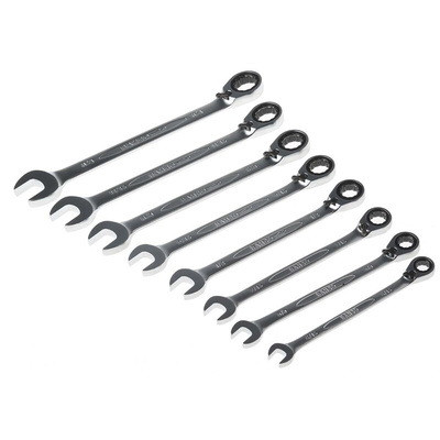 Bahco 1RZ Series 8-Piece Spanner Set, 5/16 → 3/4, Alloy Steel