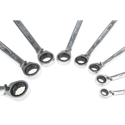 Bahco 1RZ Series 8-Piece Spanner Set, 5/16 → 3/4, Alloy Steel