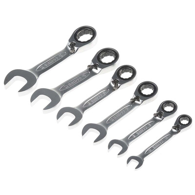 Bahco 10RM Series 6-Piece Spanner Set, 8 → 19 mm, Alloy Steel