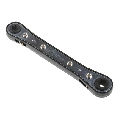 RS PRO Ratchet Ring Spanner, 7mm, Metric, Double Ended