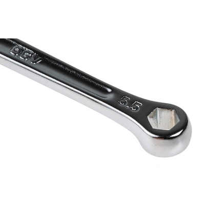 Facom Combination Spanner, 5.5mm, Metric, Double Ended, 115 mm Overall
