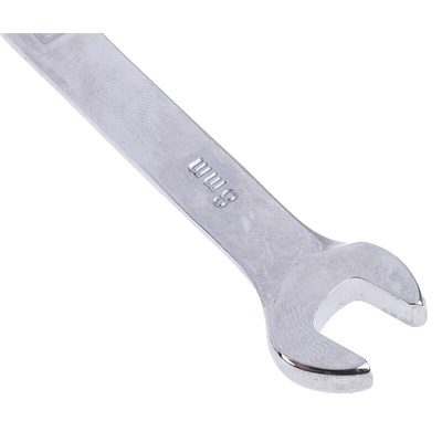 RS PRO Combination Ratchet Spanner, 8mm, Metric, Double Ended, 136 mm Overall
