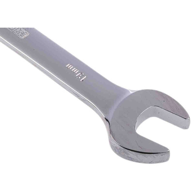 RS PRO Combination Ratchet Spanner, 19mm, Metric, Double Ended, 248 mm Overall
