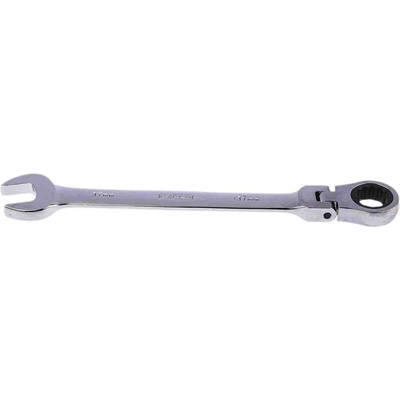 RS PRO Combination Ratchet Spanner, 17mm, Metric, Double Ended, 233 mm Overall