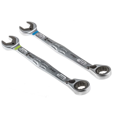 Wera Joker 6001 Series 11-Piece Spanner Set, 8 → 19 mm, Chrome Molybdenum Steel