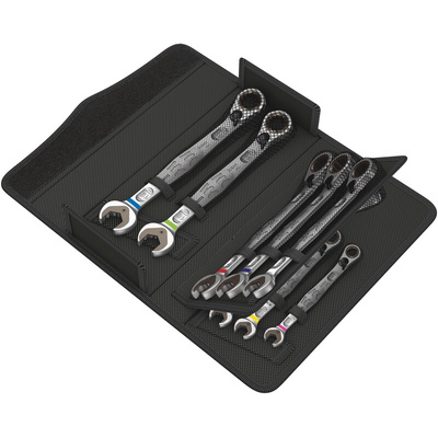 Wera Joker 6001 Series 11-Piece Spanner Set, 8 → 19 mm, Chrome Molybdenum Steel