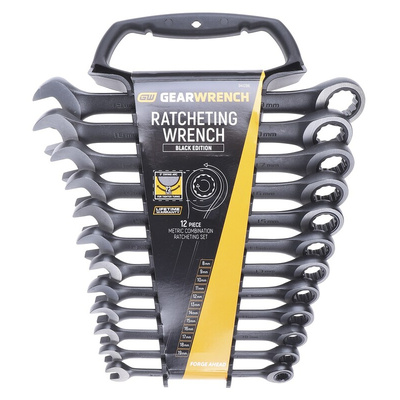GearWrench 12-Piece Spanner Set, 8 → 19 mm