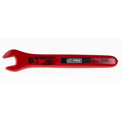 RS PRO Open Ended Spanner, 8mm, Metric, 150 mm Overall