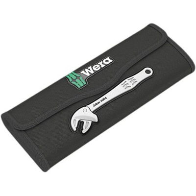 Wera 6004 Joker Series 4-Piece Adjustable Spanner Set, 7 → 19 mm, Chrome