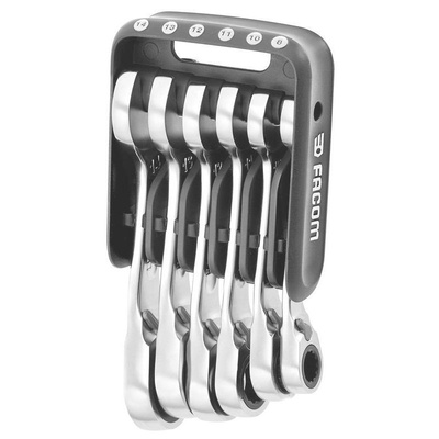 Facom 467BS Series 6-Piece Spanner Set, 8 → 14 mm