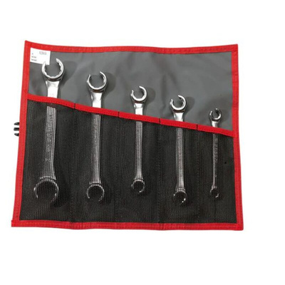 Facom 42.JE Series 5-Piece Flare Nut Spanner Set, 8 x 9 → 22 x 24 mm