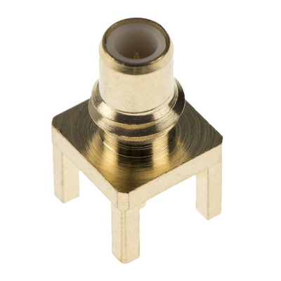 TE Connectivity Straight 50Ω Through Hole SMC Connector, Solder Termination, Coaxial
