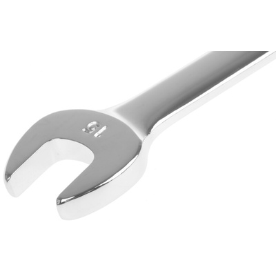 RS PRO Combination Spanner, 15mm, Metric, Double Ended, 200 mm Overall