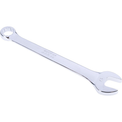 RS PRO Combination Spanner, 17mm, Metric, Double Ended, 227 mm Overall