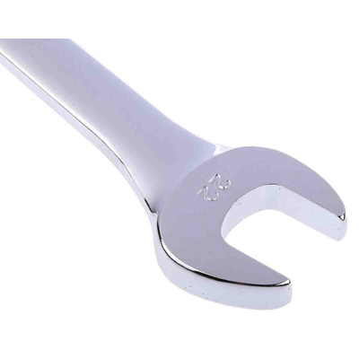 RS PRO Combination Spanner, 22mm, Metric, Double Ended, 295 mm Overall