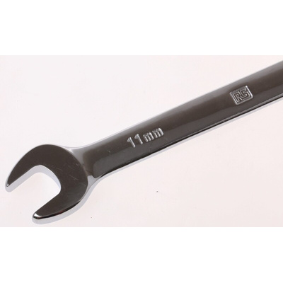 RS PRO Double Ended Open Spanner, 10mm, Metric, Double Ended, 146 mm Overall