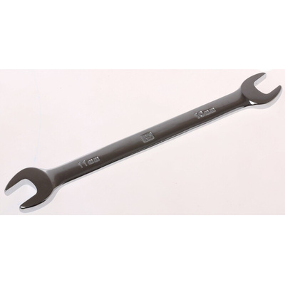 RS PRO Double Ended Open Spanner, 10mm, Metric, Double Ended, 146 mm Overall