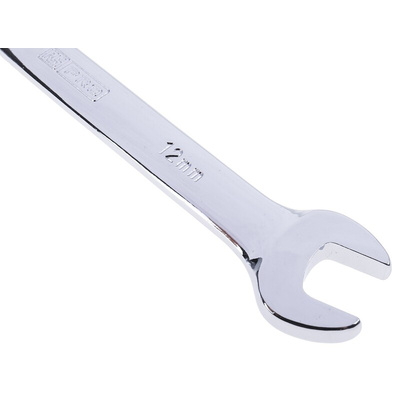 RS PRO Double Ended Open Spanner, 12mm, Metric, Double Ended, 165 mm Overall