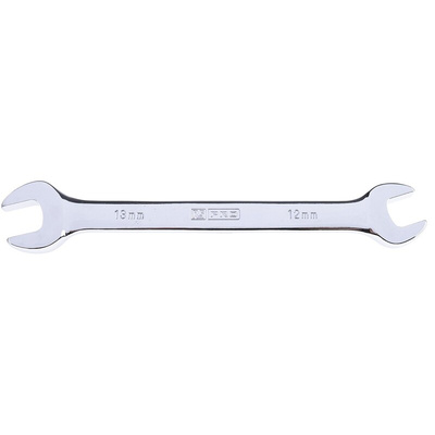 RS PRO Double Ended Open Spanner, 12mm, Metric, Double Ended, 165 mm Overall