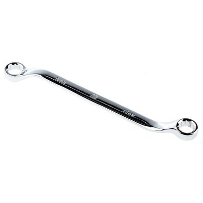 RS PRO Offset Ring Spanner, 12mm, Metric, Double Ended, 206 mm Overall