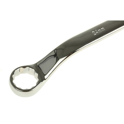 RS PRO Offset Ring Spanner, 22mm, Metric, Double Ended, 346 mm Overall