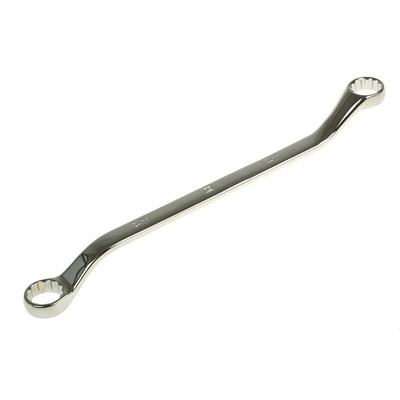 RS PRO Offset Ring Spanner, 22mm, Metric, Double Ended, 346 mm Overall