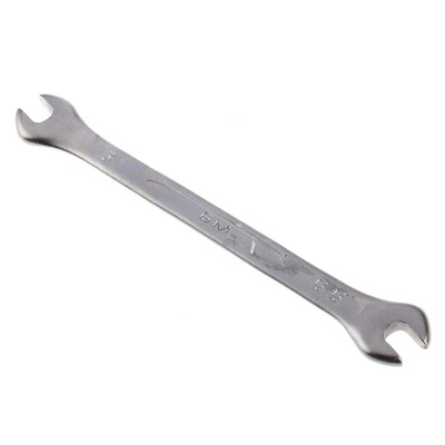 Bahco Double Ended Open Spanner, 5mm, Metric, Double Ended, 105 mm Overall