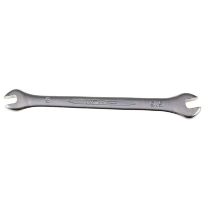 Bahco Double Ended Open Spanner, 5mm, Metric, Double Ended, 105 mm Overall