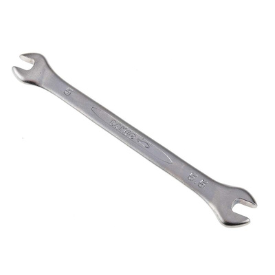 Bahco Double Ended Open Spanner, 5mm, Metric, Double Ended, 105 mm Overall