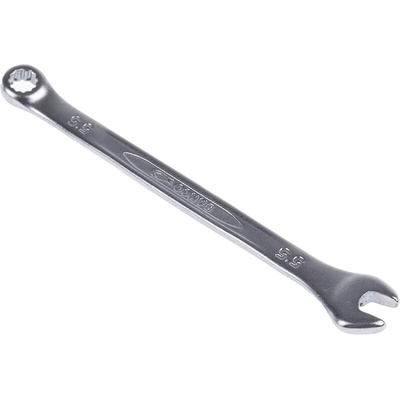 Bahco Combination Spanner, 5.5mm, Metric, Double Ended, 112 mm Overall