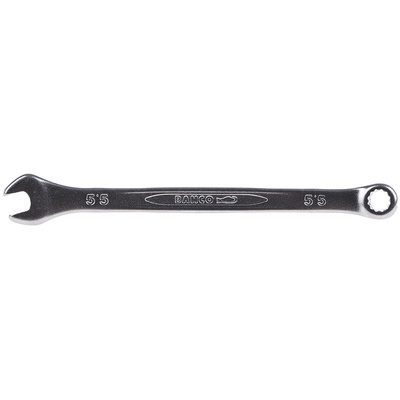 Bahco Combination Spanner, 5.5mm, Metric, Double Ended, 112 mm Overall